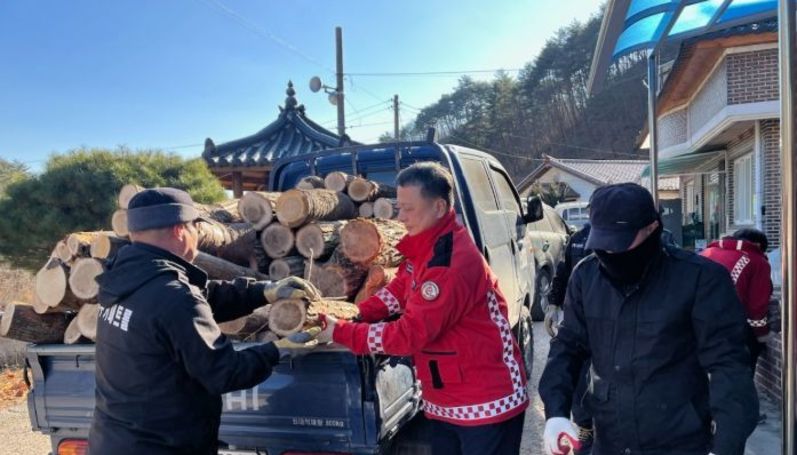 산림청 영덕국유림관리소, 대형산불 피해지역 주민에게 따뜻한 온기 전달