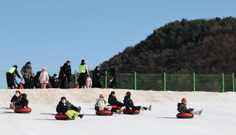 겨울의 끝자락, 영양에서 즐기는 마지막 빙판 추억