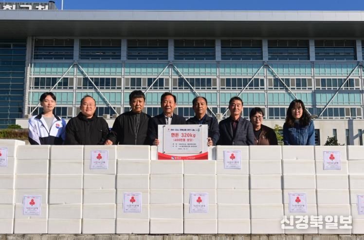 대한한돈협회 봉화지부 , 사회복지시설에 한돈 320kg 전달
