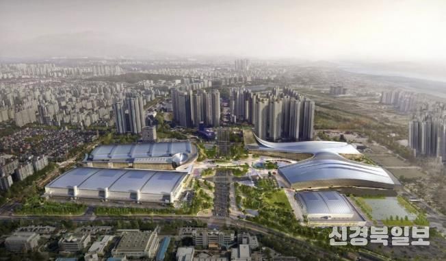 킨텍스 제1, 2, 3전시장 조감도