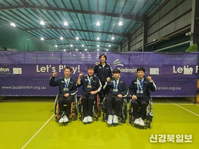 울산 중구청 소속 장애인배드민턴팀, ‘2025 호주 장애인배드민턴 국제대회’에서 대활약