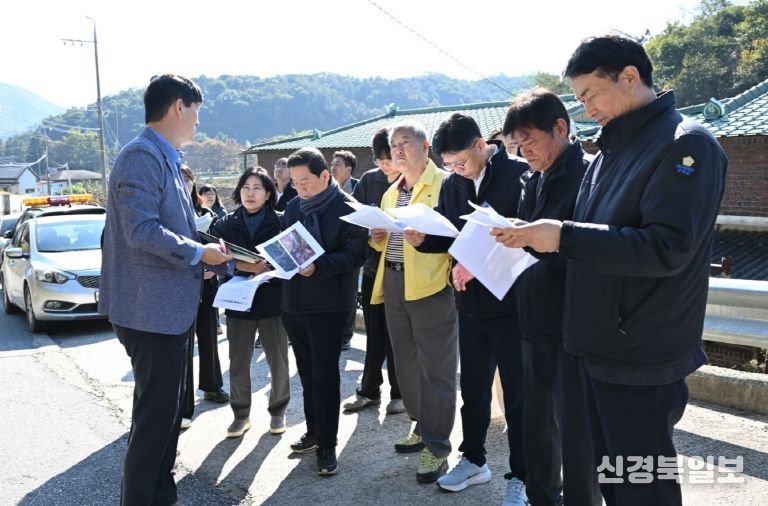 군위군의회, 관내 주요사업 현장방문(소나무재선충방재사업)