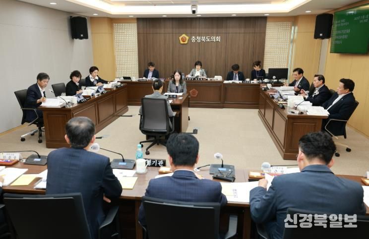 산업경제위원회, 충청북도기업진흥원 등 2025년도 행정사무감사