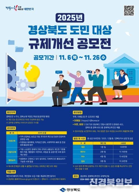 2025년 경상북도 도민 대상 규제개선 공모전