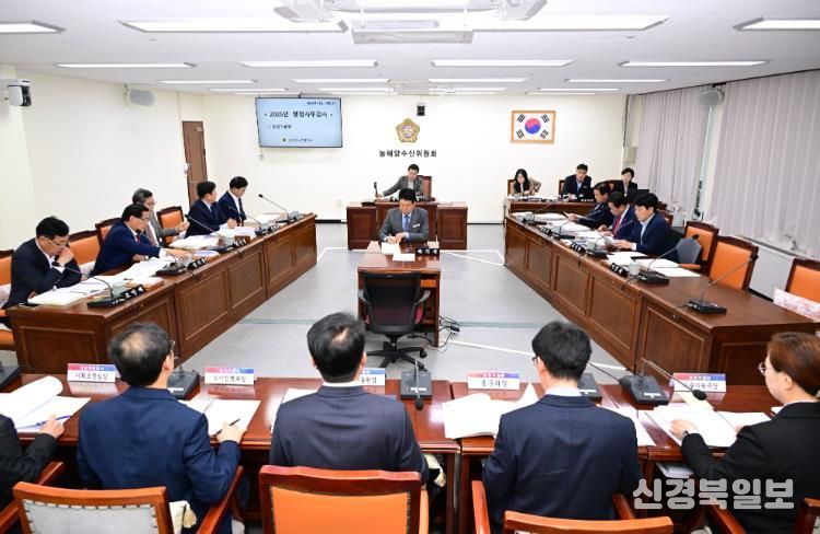 도의회 농해수위, 농기원 이전사업 전면 점검… 자금난·책임 공백 지적