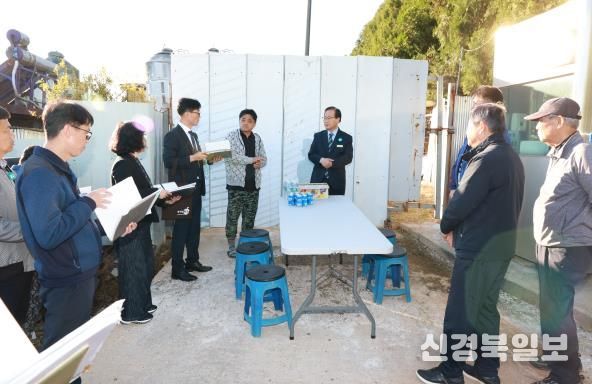 유희태 완주군수, 이서면 축사 민원 현장점검