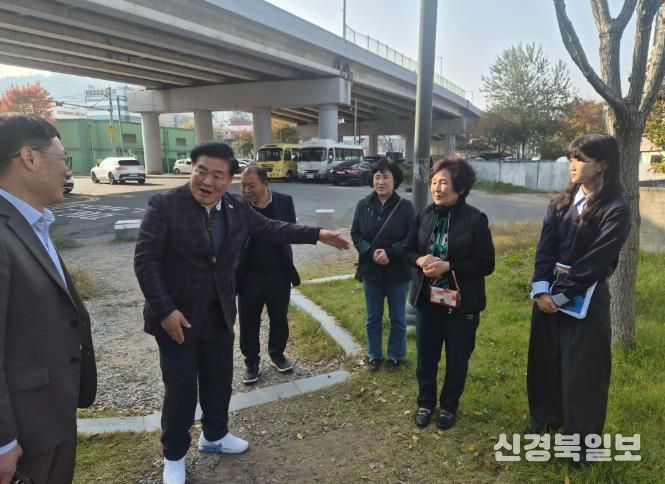 목포시의회 김관호 의원, 이로동 도시가스 미보급 지역 및 웰빙공원 현장 점검 실시