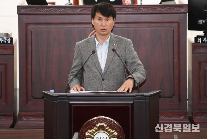 송선영 의원 5분발언 모습