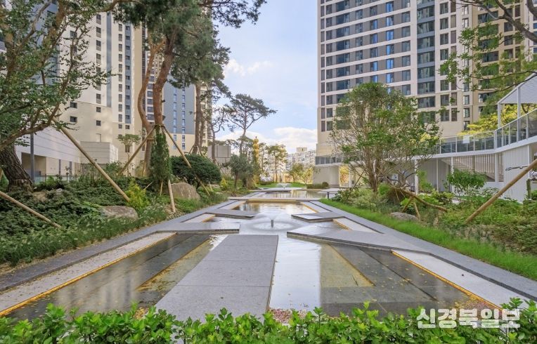 대상 ‘두류역자이’ 아파트 조경,