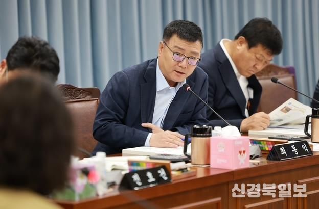 최동익 의원, 2025년 농축산식품국 행정사무감사