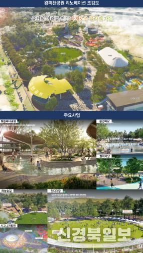 ‘왕피천공원 리노베이션’사업 경상북도 낙후지역 발전전략사업 최종 선정 (조감도)