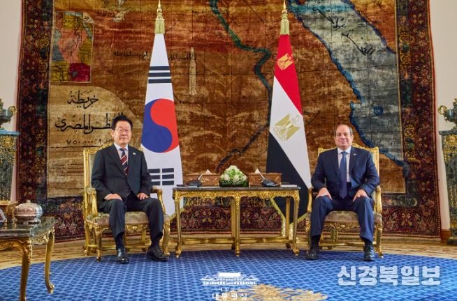 한·이집트 확대회담(대통령실)