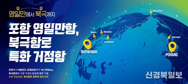 포항시 북극 홍보관 홍보물 시안