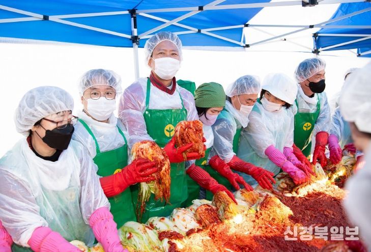 구미시, 새마을가족과 함께 '사랑의 김장나누기' 로 온기 전해