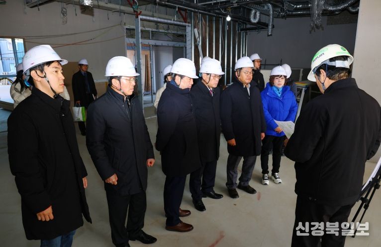 하늘누리센터 공사 현장 방문