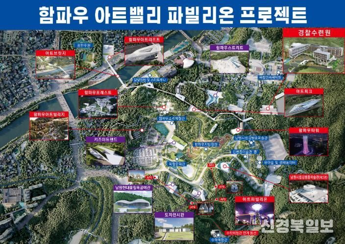 경찰수련원 위치도(함파우아트밸리 조감도).