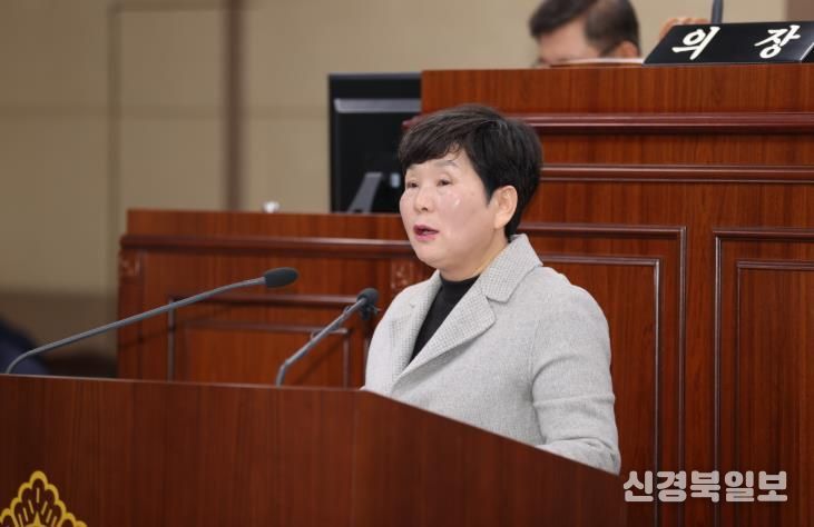 상주시의회, 신순화 의원 5분 자유발언