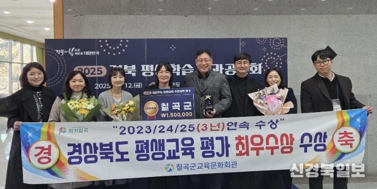 칠곡군, 경북 평생교육 추진시책 평가 ‘군부 1위’