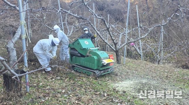 상주시, 영농부산물 파쇄로 산불 제로화에 박차