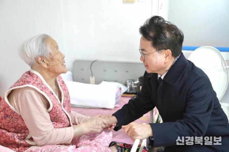 춘천시 새해 첫 민생행보, 독거어르신 가정방문