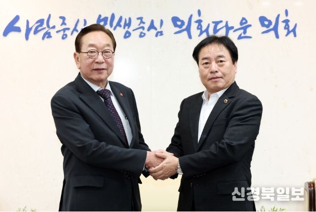 김동규 의원, ‘백범 장손’ 김진 광복회 상임부회장 접견