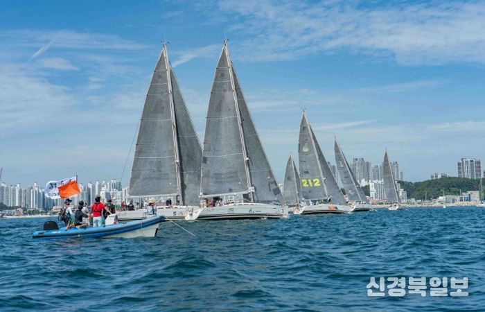 지난해 포항에서 열린 2025 환동해컵·원동컵 국제요트대회 모습