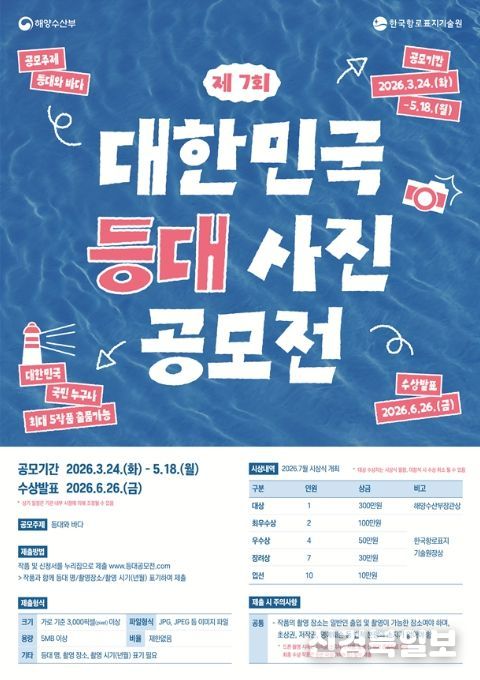 제7회 대한민국 등대 사진 공모전 포스터