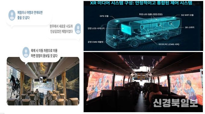 버스창문이 스크린이 된다? (완주문화재단) 달리는 순간, 콘텐츠가 시작되는 확장현실(XR) 하이로드 스마트 버스
