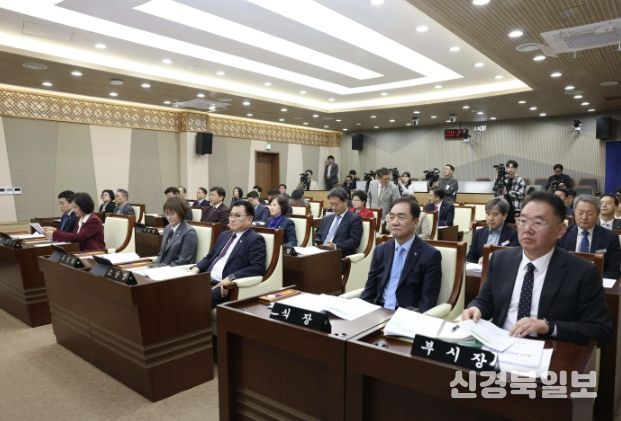 제261회 임시회 제2차 본회의 전경