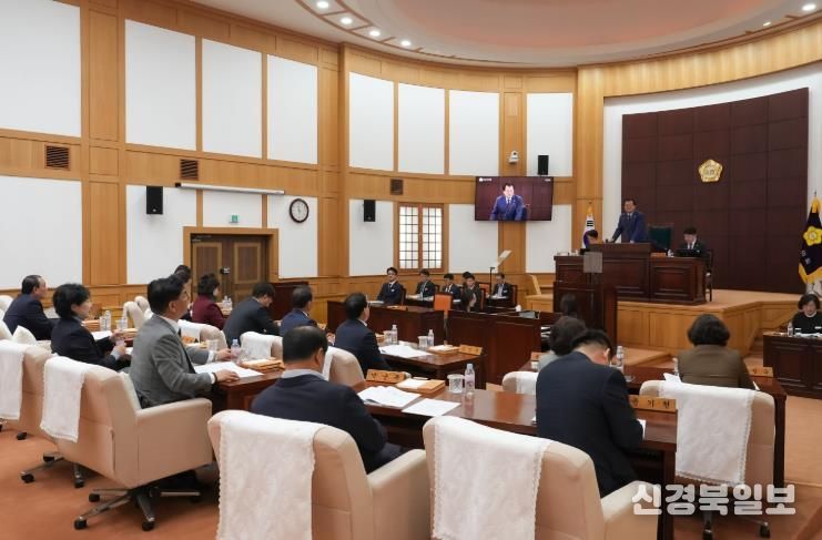 경산시의회, 제268회 임시회 제1차 본회의 사진