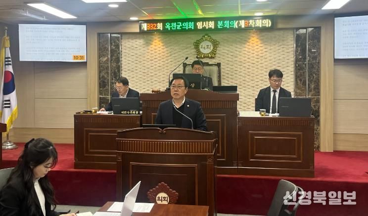 옥천군의회 조규룡 의원, ‘국제 유가 급등에 따른 농민 지원 대책 마련’ 5분 발언