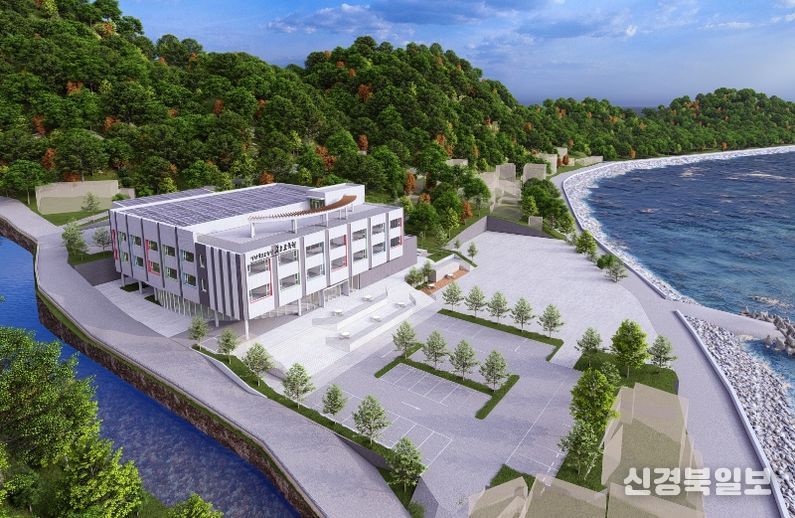 울릉 찾아 독도교육원 건립 현장 점검